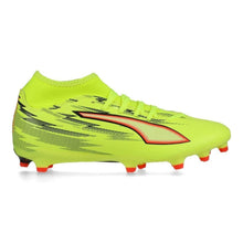 Load image into Gallery viewer, PUMA Ultra 6 Play + FG/AG Unleashed - Yellow Alert/PUMA Black/Glowing Red/Lime Squeeze