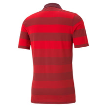 Load image into Gallery viewer, Puma Scuderia Ferrari Striped Men's Red Polo Shirt