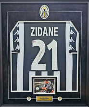 Load image into Gallery viewer, Zidane Authentic Signed & Framed Juventus Jersey