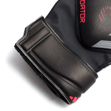 Load image into Gallery viewer, ADIDAS GOALKEEPER GLOVES PREDATOR MATCH FINGERSAVE STEALTH VICTORY - BLACK/LUCID RED KIDS