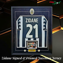Load image into Gallery viewer, Zidane Authentic Signed & Framed Juventus Jersey