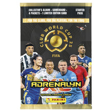 Load image into Gallery viewer, 2025 PANINI ADRENALYN XL CLUB WORLD CUP CARDS – STARTER PACK (ALBUM, 24 CARDS + LE)