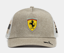 Load image into Gallery viewer, SCUDERIA FERRARI F1™ TEAM RACE DESERT SUN TRUCKER CAP