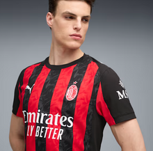 Load image into Gallery viewer, AC Milan 25/26 Men's Authentic Home Soccer Jersey