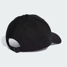 Load image into Gallery viewer, Black Cotton Twill Baseball Cap