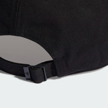 Load image into Gallery viewer, Black Cotton Twill Baseball Cap
