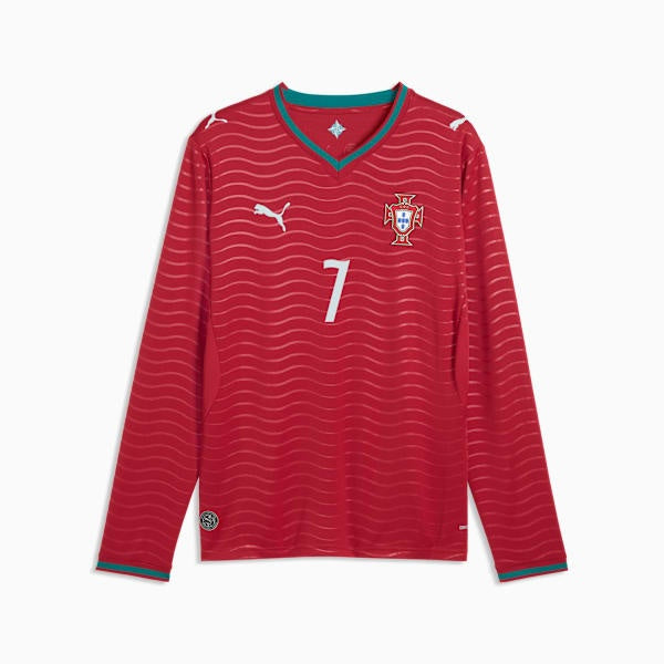 Portugal 2026 Home Ronaldo Men's Long Sleeve Soccer Jersey – Ital