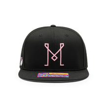 Load image into Gallery viewer, INTER MIAMI – BLACK DAWN SNAPBACK HAT
