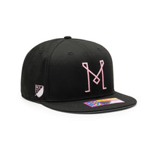 Load image into Gallery viewer, INTER MIAMI – BLACK DAWN SNAPBACK HAT
