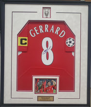 Load image into Gallery viewer, Steven Gerard Authentic Signed 2005 Champions League Liverpool Jersey