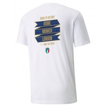 Load image into Gallery viewer, PUMA ITALY FIGC CAMPIONI D'EUROPA T-SHIRT 2021 - WHITE