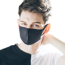 Load image into Gallery viewer, Black Breathable Face Mask Unisex