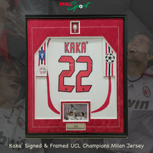 Load image into Gallery viewer, Kaka' Authentic AC Milan Signed & Framed Jersey