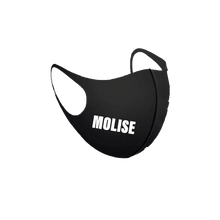 Load image into Gallery viewer, Molise Black Breathable Face Mask Unisex