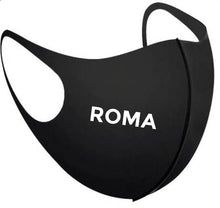 Load image into Gallery viewer, Roma Black Breathable Face Mask Unisex