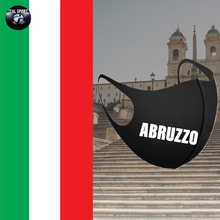 Load image into Gallery viewer, Black Abruzzo Breathable Face Mask Unisex