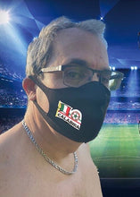 Load image into Gallery viewer, Calabria Black Breathable Face Mask Unisex