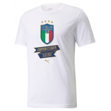 Load image into Gallery viewer, PUMA ITALY FIGC CAMPIONI D'EUROPA T-SHIRT 2021 - WHITE