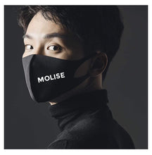 Load image into Gallery viewer, Molise Black Breathable Face Mask Unisex