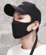Load image into Gallery viewer, Black Breathable Face Mask Unisex