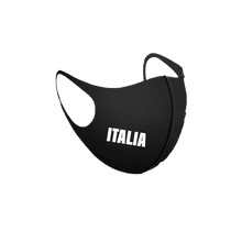 Load image into Gallery viewer, Italia Black Breathable Face Mask Unisex