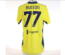 Load image into Gallery viewer, Gianluigi Buffon's Official Signed and Framed 2020/21 Juventus Jersey