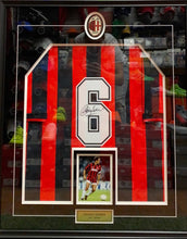 Load image into Gallery viewer, Franco Baresi Authentic AC Milan Signed & Framed Jersey