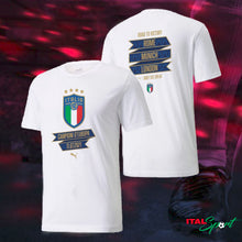 Load image into Gallery viewer, PUMA ITALY FIGC CAMPIONI D'EUROPA T-SHIRT 2021 - WHITE