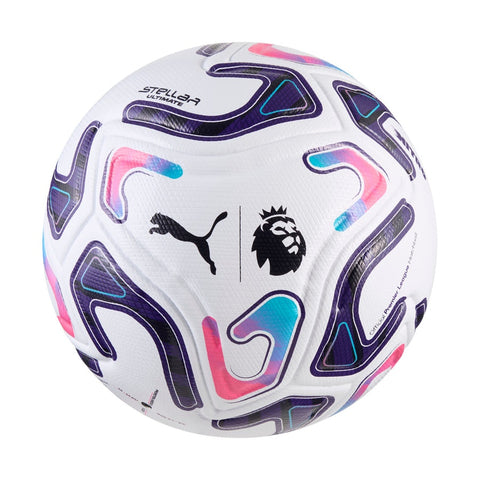PUMA Stellar Nitro Ultimate Premier League Reactivity Soccer Ball - White/Multicolor