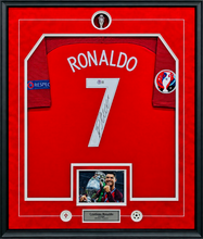 Load image into Gallery viewer, Cristiano Ronaldo Signed Framed Display - Beckett
Witnessed COA
