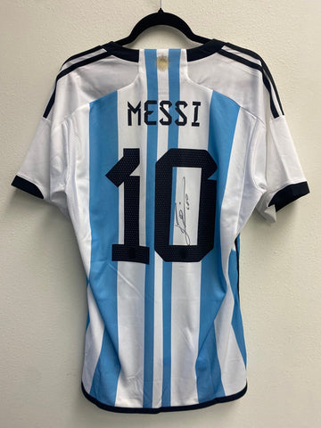 Lionel Messi Signed 2022 Argentina World Cup Jersey