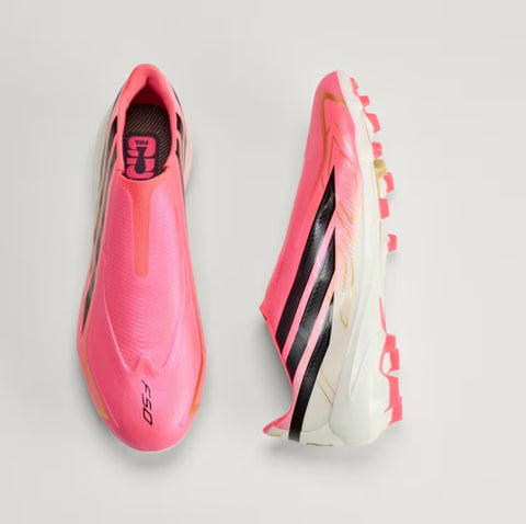 F50 HYPERFAST LEAGUE LACELESS FIRM GROUND SOCCER CLEATS