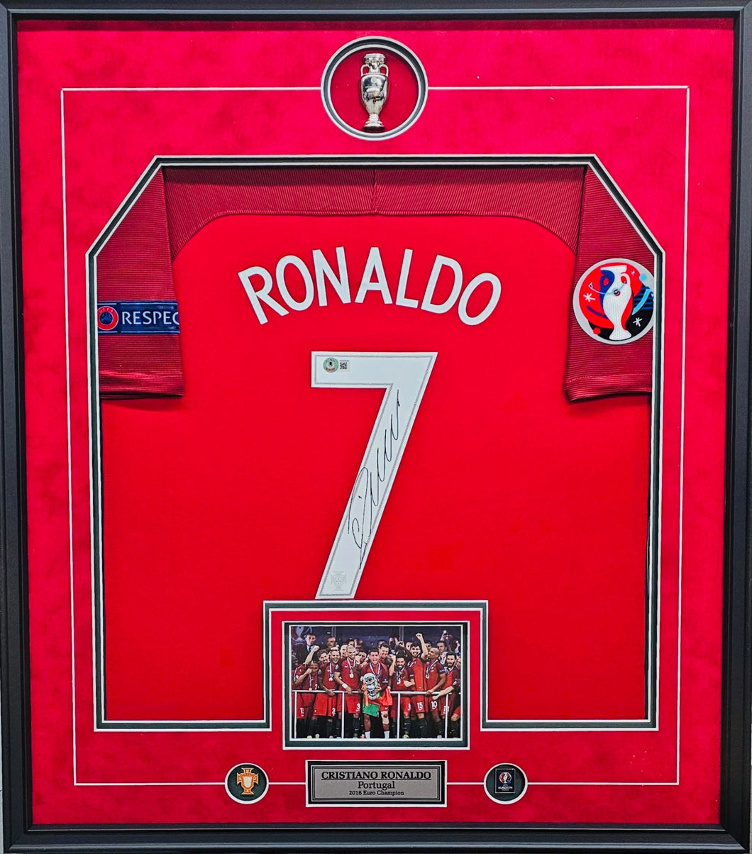 Authentic Signed Cristiano Ronaldo 2016 Euro Jersey