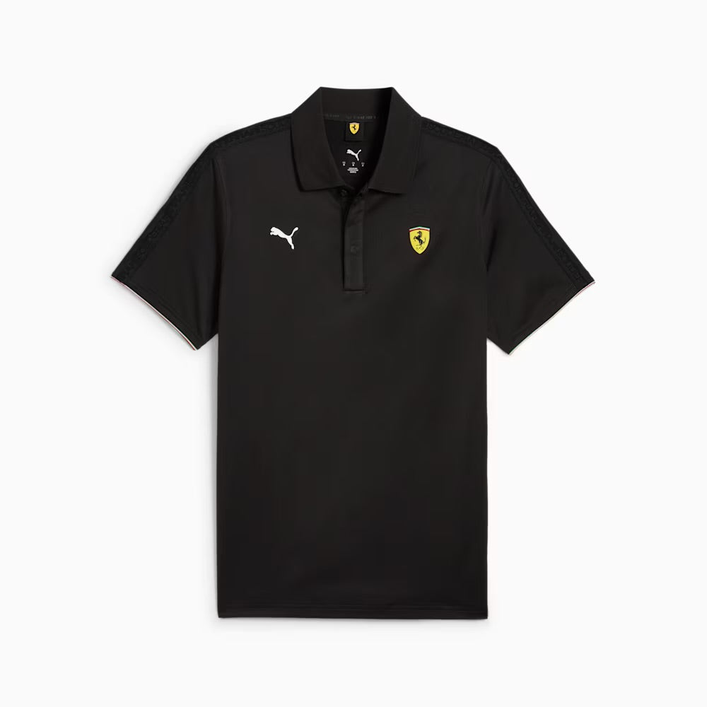 Scuderia Ferrari HP Race Cloudspun Polo Men Black