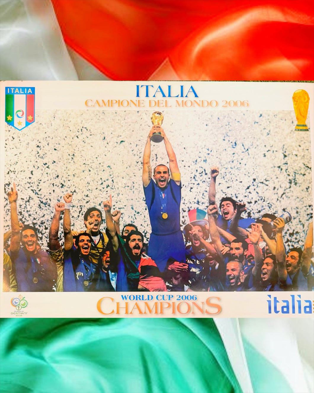 Italy 2006 World Champions Poster