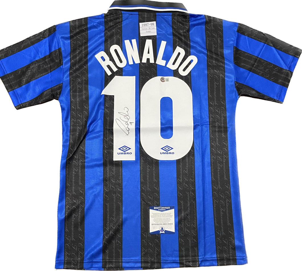 Authentic Signed Ronaldo Inter Milan Jersey