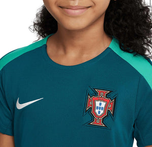 Nike Portugal FPF Strike Dri-FIT Junior Soccer Short-Sleeve Knit Top 2024/25