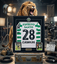 Load image into Gallery viewer, Authentic Signed &amp; Framed Cristiano Ronaldo Sporting CP Jersey
