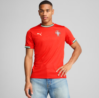 Portugal '25 Home Replica Men's Soccer Jersey