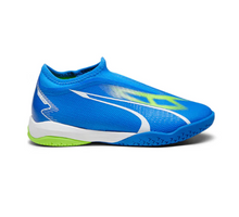 Load image into Gallery viewer, Puma Ultra Match+ Laceless Junior Indoor Soccer Shoes
