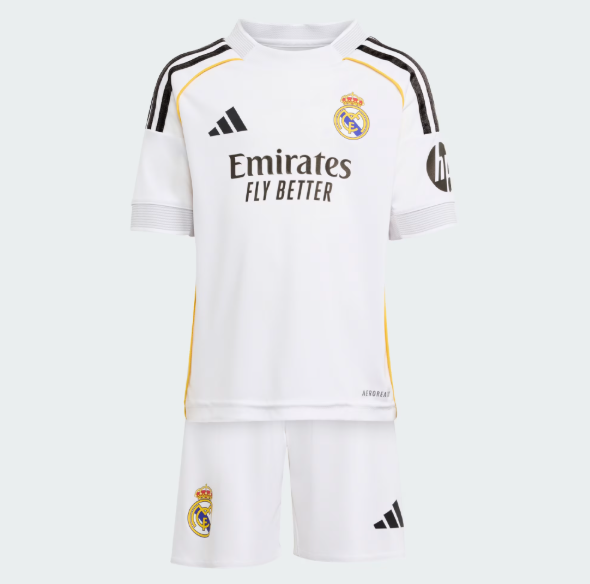 Real Madrid 25/26 Home Mini Kit Kids
