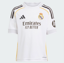 Load image into Gallery viewer, Real Madrid 25/26 Home Mini Kit Kids
