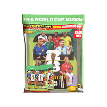 Load image into Gallery viewer, 2026 PANINI ADRENALYN XL FIFA WORLD CUP CARDS – STARTER PACK (ALBUM, 20 CARDS + LE &amp; GOLDEN BALLER)
