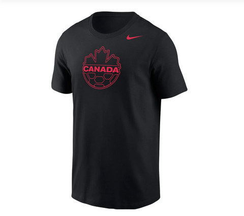 Canada CSA Core Cotton Black T-Shirt 2026/27