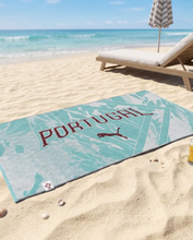 Load image into Gallery viewer, FPF PORTUGAL PUMA UNISEX 2026 LARGE WHITE BATH TOWEL
