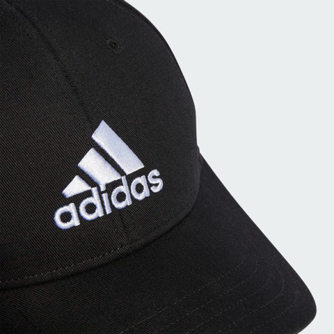 Black Cotton Twill Baseball Cap