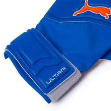 Load image into Gallery viewer, PUMA Goalkeeper Gloves Ultra Match Protect RC Untamed - Ultra Blue/Glowing Red Kids
