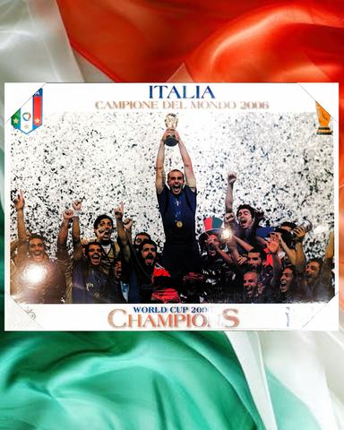 Italy 2006 World Champions Plaque