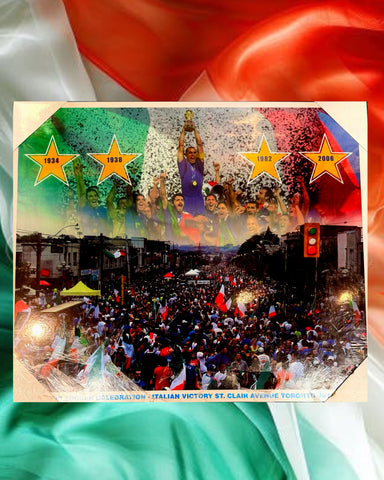 Italy 2006 World Cup St. Clair Celebration Plaque