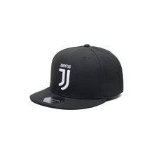 Load image into Gallery viewer, JUVENTUS – BLACK FLAT PEAK SNAPBACK HAT (Fi COLLECTION)
